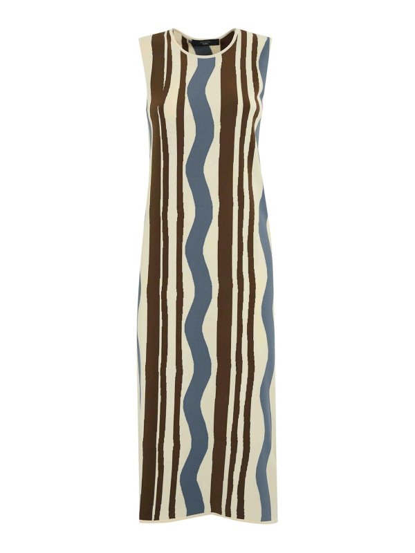 WEEKEND MAX MARA: ニーレングスドレス - 膝丈ドレス - オレンジ