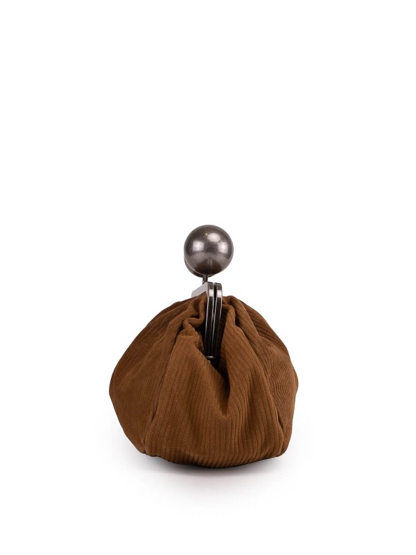 WEEKEND MAX MARA: cross body bags online - Pasticcino Bag Medium In Ribbed Suede