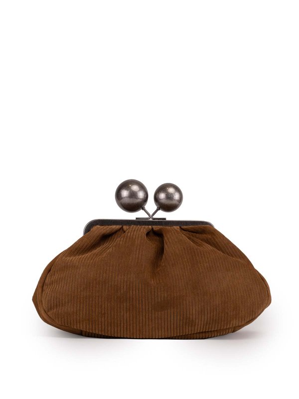 The Best Shops WEEKEND MAX MARA: cross body bags - Pasticcino Bag Medium In Ribbed Suede