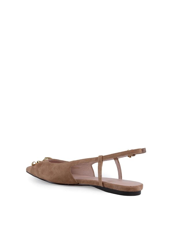 COCCINELLE: sandals online - C-Me Slingback Sandals In Suede