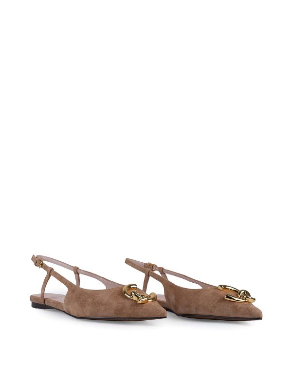 C-Me Slingback Sandals In Suede shop online: COCCINELLE