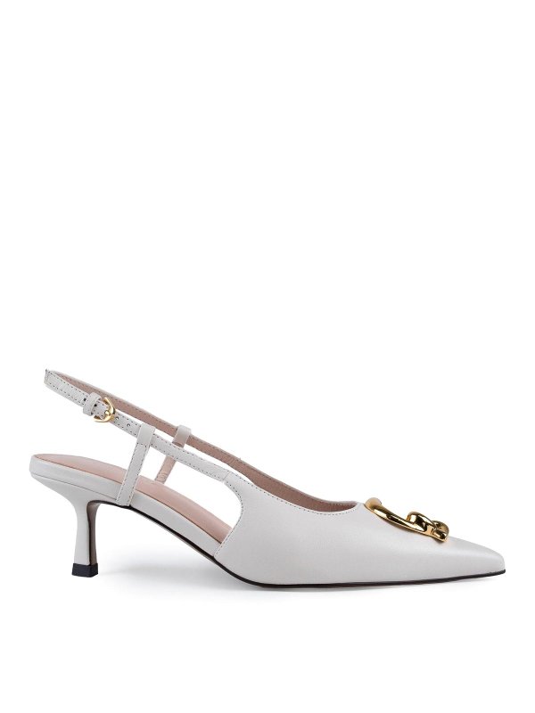 COCCINELLE: classiche - Scarpe slingback lishe c-me in pelle