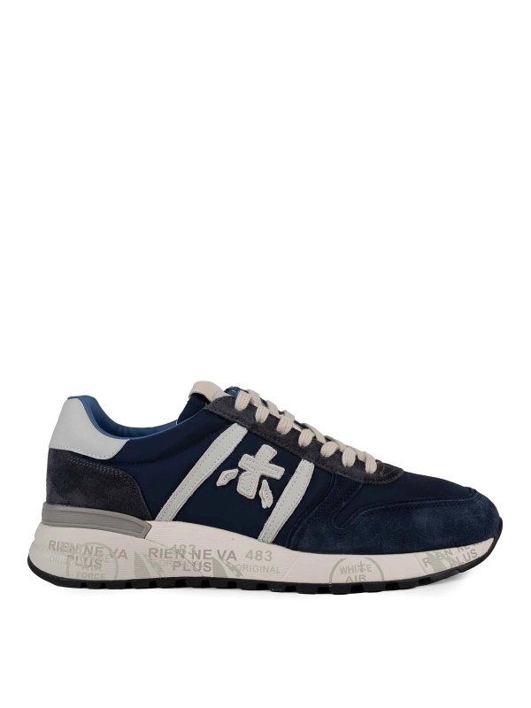 PREMIATA: Chaussures de sport - Baskets - Bleu