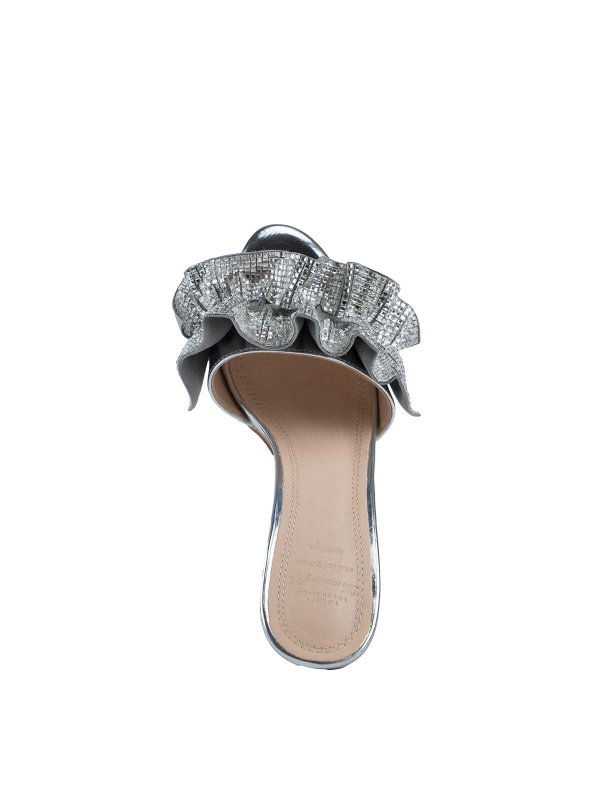 The Best Shops TWENTY FOURHAITCH: Mules - Mules - Silber