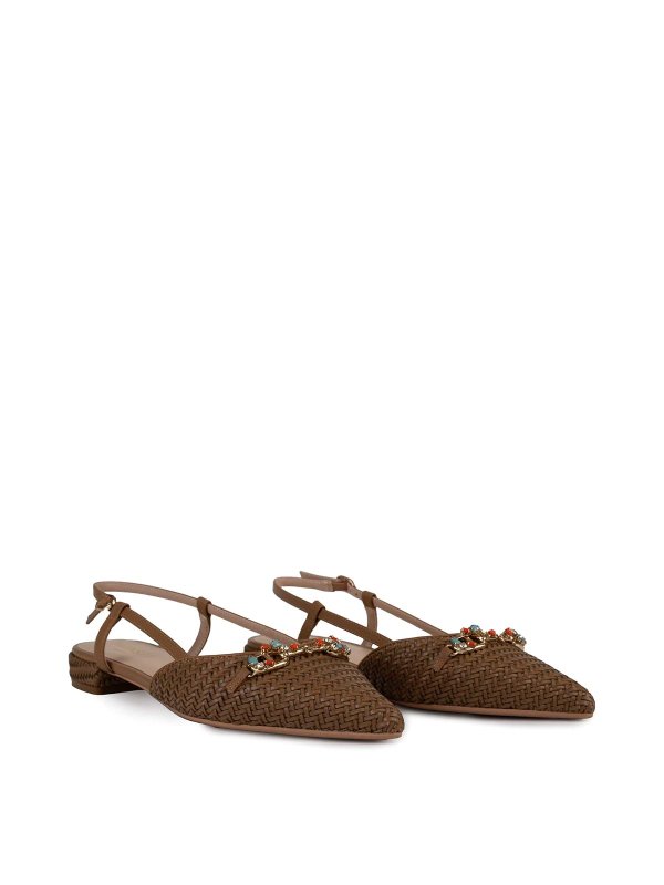 サンダル - ベージュ shop online: TWINSET