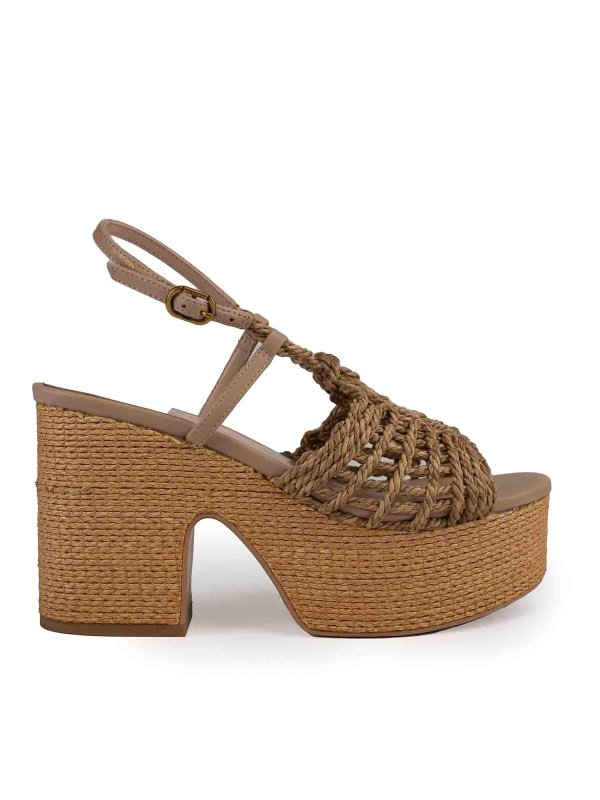 TWINSET: classic shoes - Straw Shoes