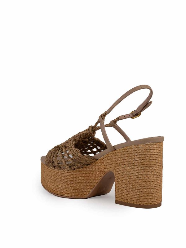 TWINSET: classic shoes online - Straw Shoes