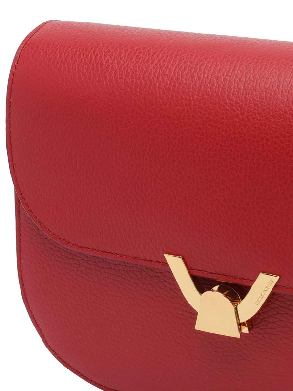 クロスボディバッグ - 赤 shop online: COCCINELLE