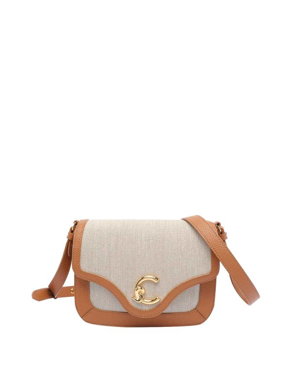 COCCINELLE: クロスボディバッグ - クロスボディバッグ - ベージュ