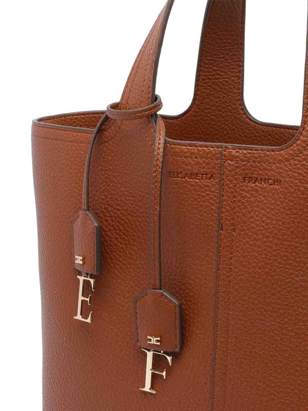 トートバッグ - ブラウン shop online: ELISABETTA FRANCHI