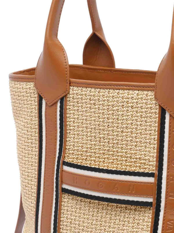 トートバッグ - ブラウン shop online: HOGAN