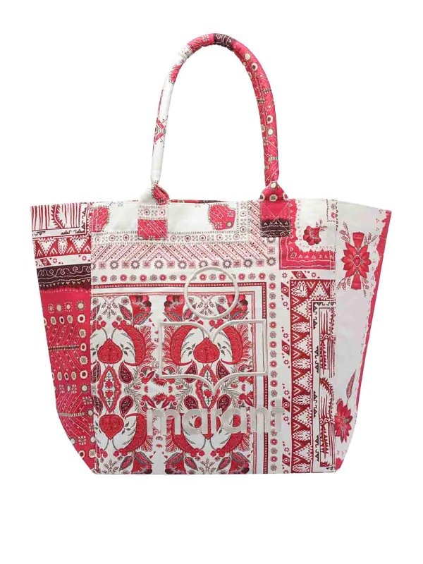 ISABEL MARANT: トートバッグ - トートバッグ - 赤