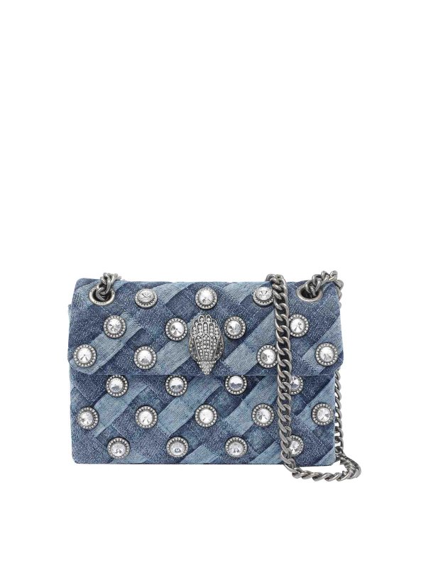 KURT GEIGER: クロスボディバッグ - クロスボディバッグ - ブルー