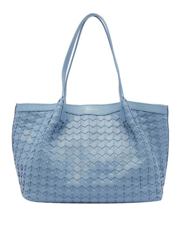 Serapian: totes bags - Small Secret Mosaico Tote Bag