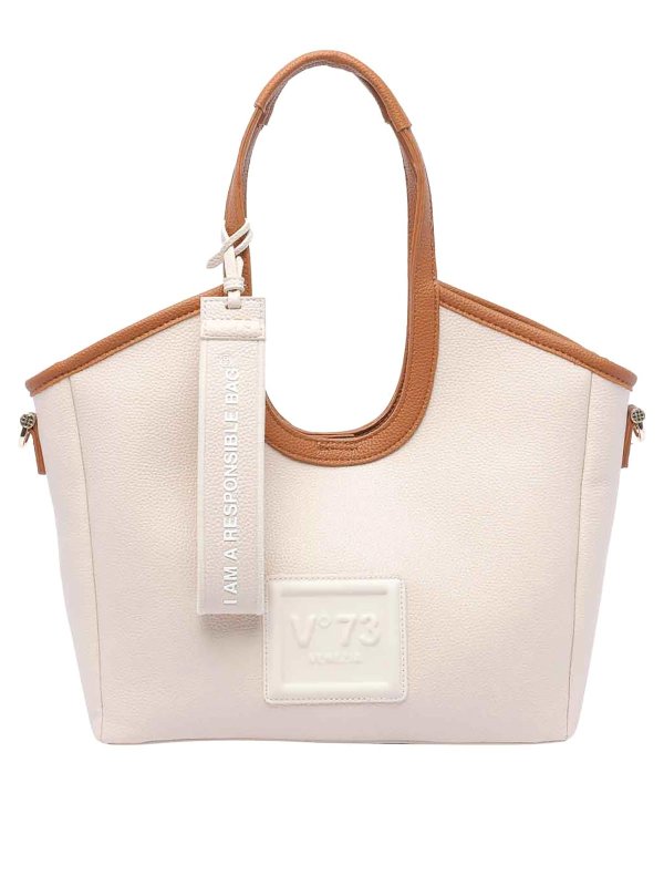 v°73: トートバッグ - トートバッグ - 白