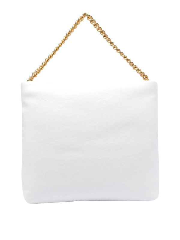 The Best Shops Liu Jo: shoulder bags - White Logo Shoulder Bag