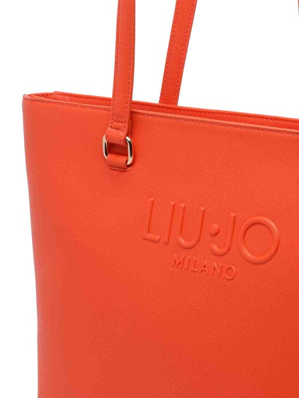 Orange Logo Tote Bag shop online: Liu Jo