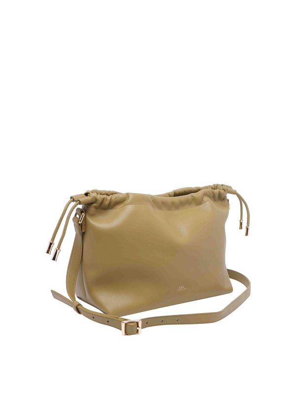 A.P.C.: cross body bags online - Olive Ninon Bag