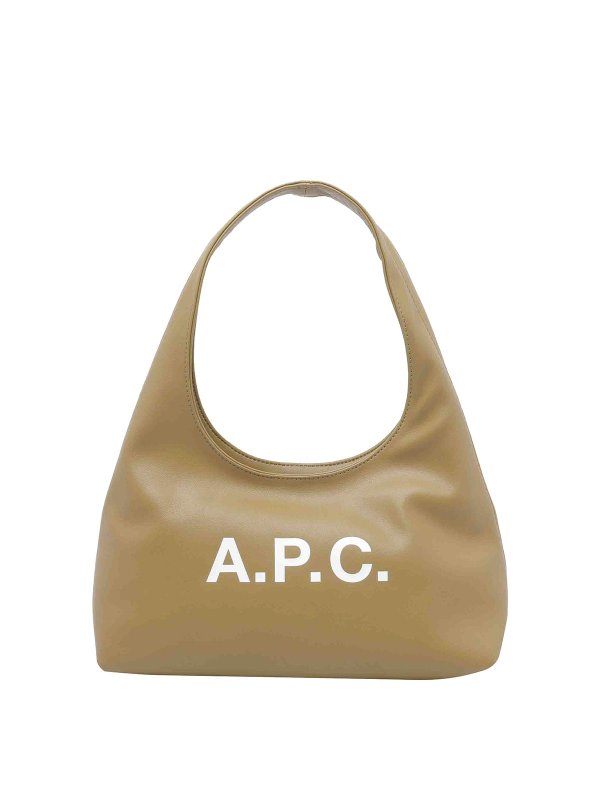 A.P.C.: Schultertaschen - Schultertasche - Grün
