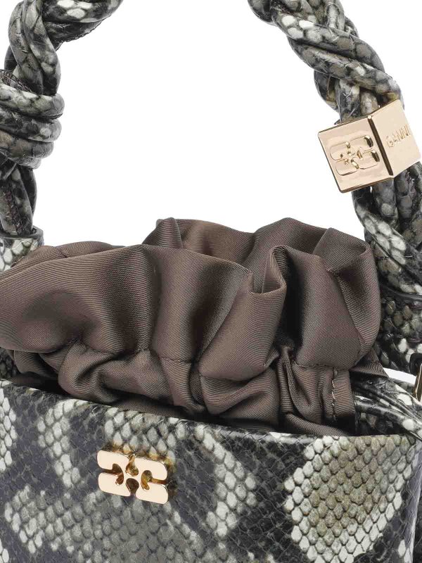 Sac Seau - Gris shop online: GANNI