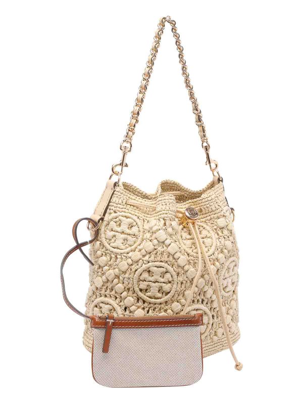 Bucket-Bag - Beige shop online: TORY BURCH