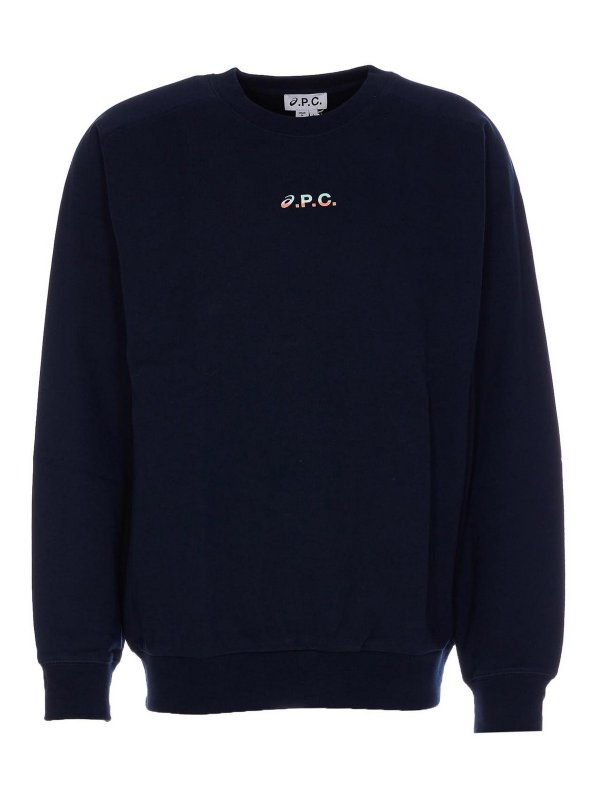 A.P.C.: Sweatshirts & Pulls - Sweat-Shirts - Bleu