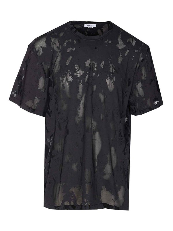 ALEXANDER MCQUEEN: T-shirts - T-Shirt - Schwarz