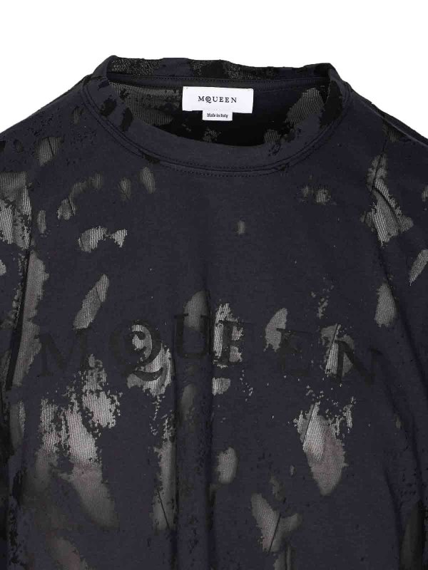 T-Shirt - Schwarz shop online: ALEXANDER MCQUEEN