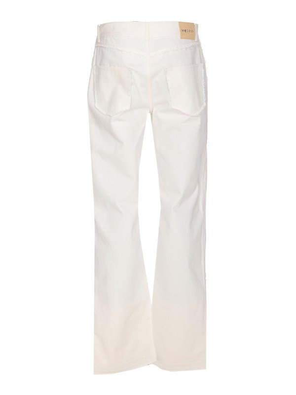 ALEXANDER MCQUEEN: Jeans évasés online - Jean Bootcut - Blanc