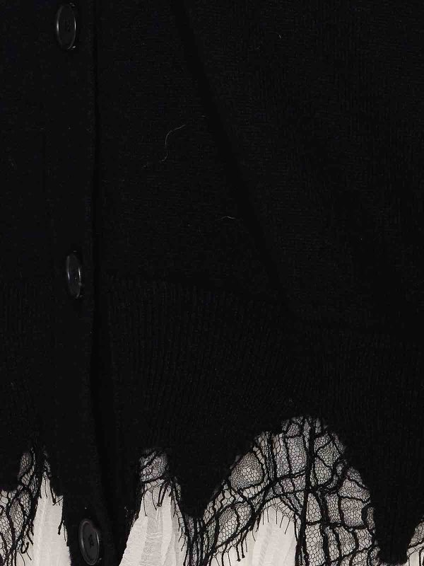 The Best Shops ALEXANDER MCQUEEN: cardigans - Cobweb Lace Cardigan