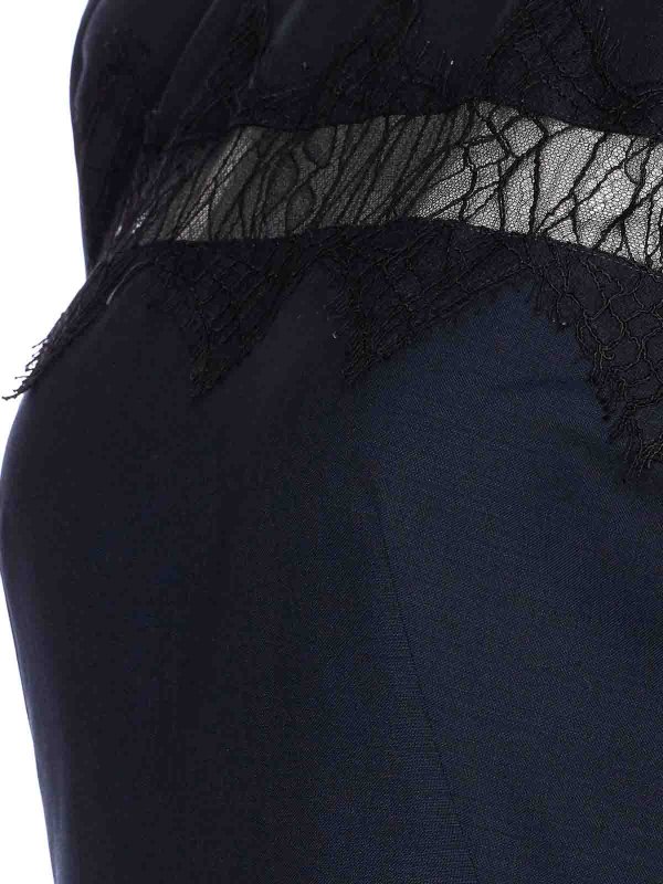 The Best Shops ALEXANDER MCQUEEN: ニーレングスドレス - 膝丈ドレス - ブルー