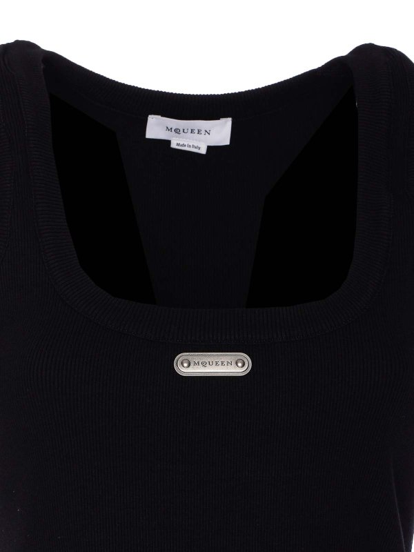 Top - Noir shop online: ALEXANDER MCQUEEN