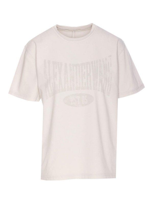 ALEXANDER WANG: T-shirts - T-Shirt - Weiß