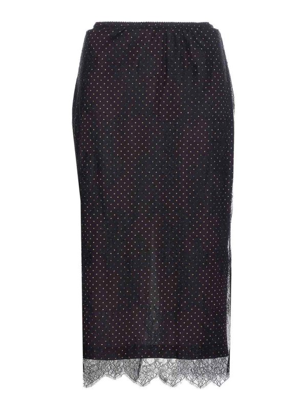 ANIYE BY: Jupes midi et au genou - Jupe Midi - Noir