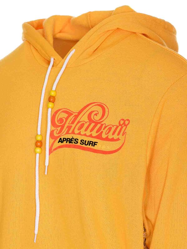 The Best Shops APRES SURF: Sweatshirts & Sweaters - Yellow Cudra Hoodie