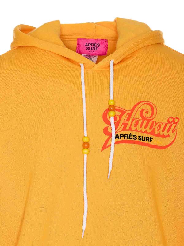 Yellow Cudra Hoodie shop online: APRES SURF