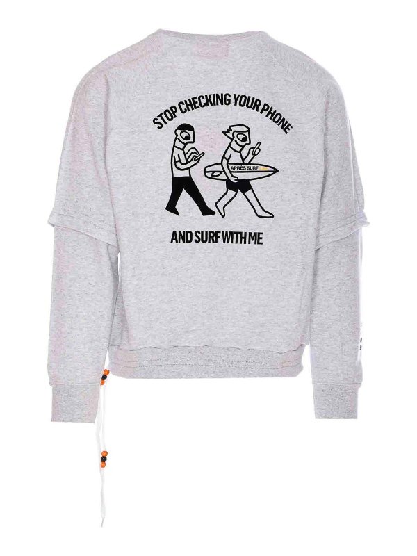 APRES SURF: スウェット＆セーター online - スウェットシャツ/セーター - グレー