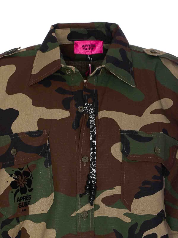 Green Savana Jacket shop online: APRES SURF