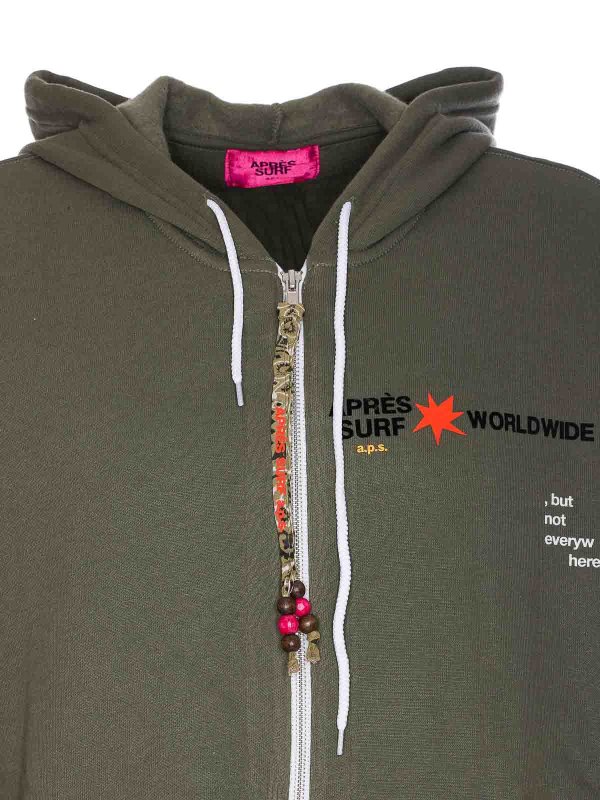 Green Susan Hoodie shop online: APRES SURF