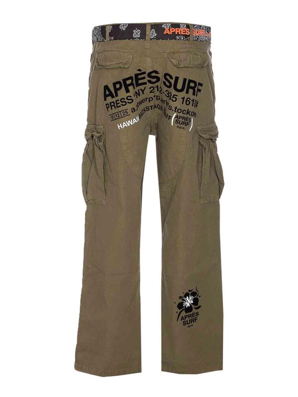 APRES SURF: カジュアルトラウザー online - カジュアルパンツ - 緑
