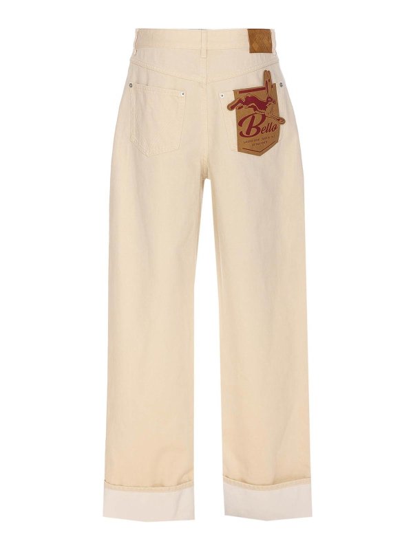 BOTTEGA VENETA: bootcut jeans online - Coloured Jeans With Lapel