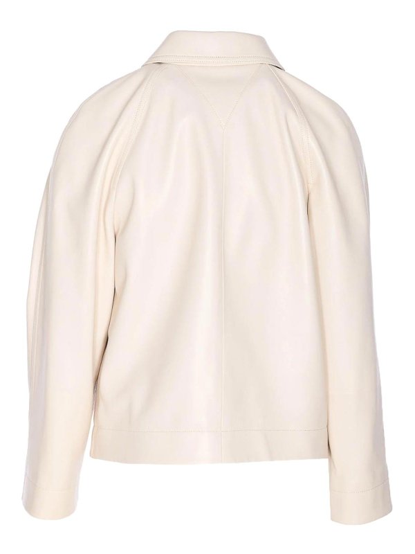 BOTTEGA VENETA: レザージャケット online - レザージャケット - 白