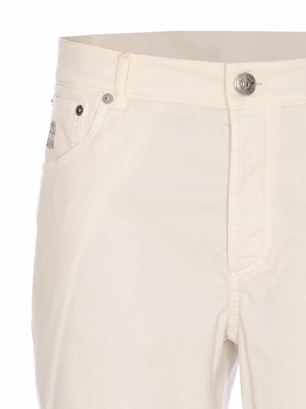 Short - Blanc shop online: BRUNELLO CUCINELLI