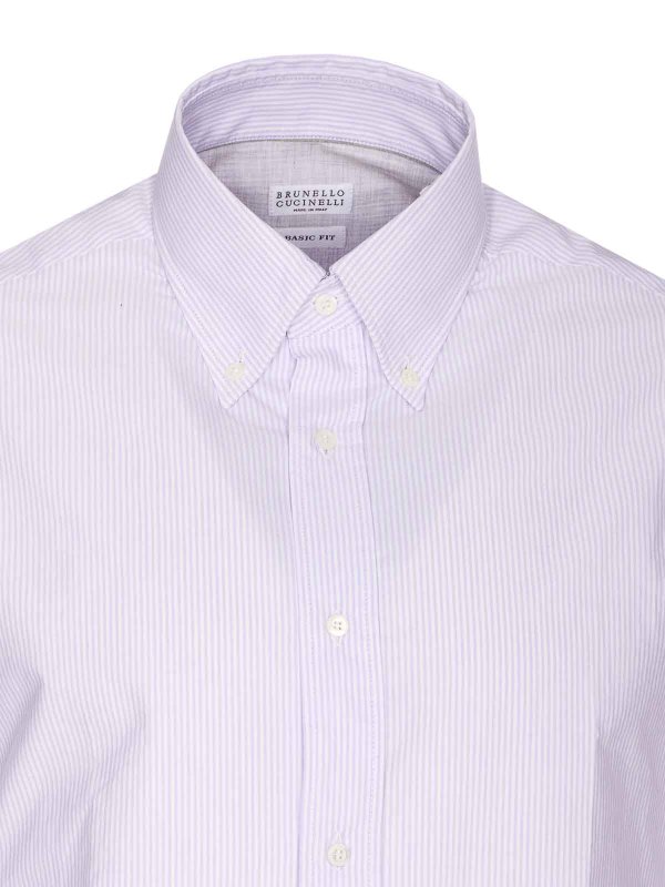 Camisa - Blanco shop online: BRUNELLO CUCINELLI