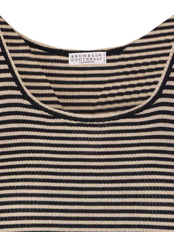 トップ/タンクトップ - 黒 shop online: BRUNELLO CUCINELLI