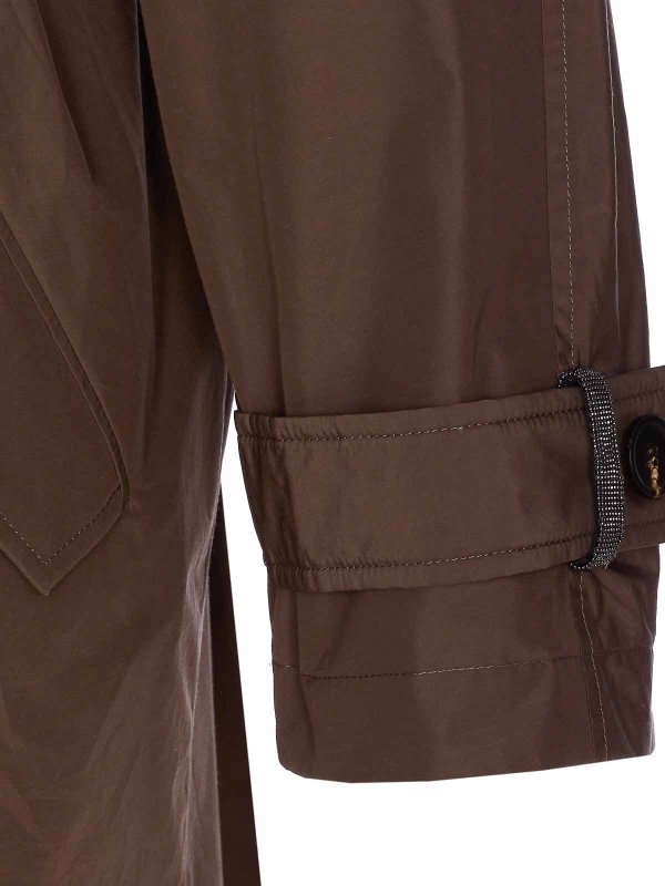 Brunello Cucinelli Trench Coat - Brown - Women | MG5019909C2925