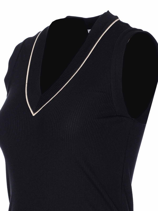 The Best Shops BRUNELLO CUCINELLI: トップス＆タンクトップ - トップ/タンクトップ - 黒