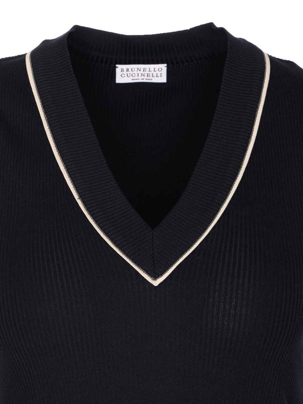 トップ/タンクトップ - 黒 shop online: BRUNELLO CUCINELLI