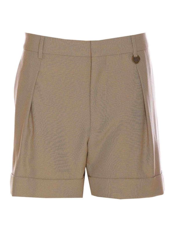 BURBERRY: Trousers Shorts - Beige Shorts