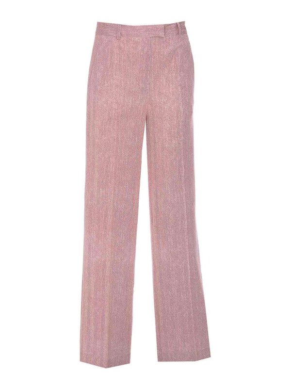 CIRCOLO 1901: casual trousers - Pink Pants